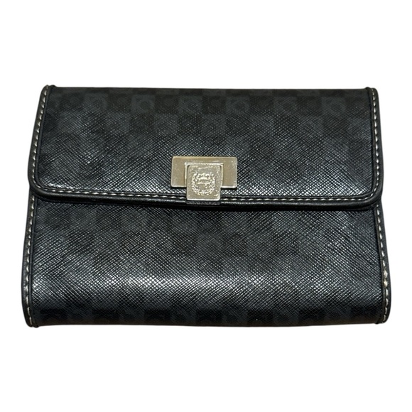 🧡 5 for $25 🧡 genuine leather Black Designer Women's Wallet - Picture 1 of 3